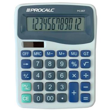 Imagem de Calculadora De Mesa 12 Dig Pc287 Procalc