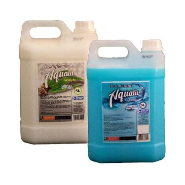 Imagem de Kit 2 Desinfetante Aqualiv Plus Aroma Eucalipto e Oceanic 5L