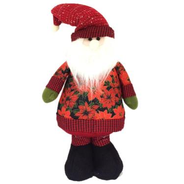 Imagem de Papai Noel Pelúcia Em Pé Decor Bico de Papagaio 42cm - Master Christmas