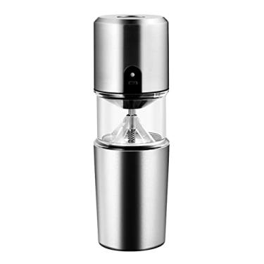 Imagem de XAMIO Moedor De Café Elétrico Com Copo, Moagem Portátil De Aço Inoxidável E Fabricação De Cerveja Tudo-em-um,USB Moinho De Grãos De Especiarias Para Escritório De Viagens De Carro Ao Ar Livre