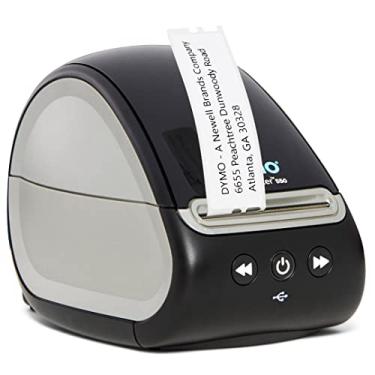 Imagem de DYMO LabelWriter 550 Turbo Direct Impressora térmica de etiquetas, conectividade USB e LAN monocromática – Imprima até 90 etiquetas por minuto, 300 dpi, reconhecimento automático de etiquetas