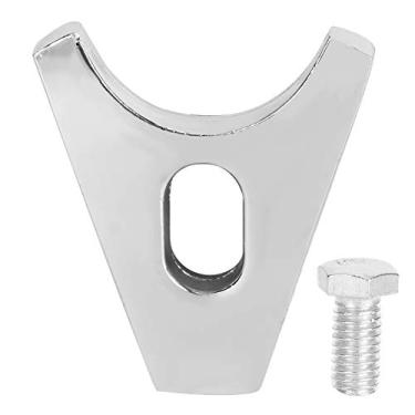 Imagem de Braçadeira de retenção, braçadeira distribuidora de aço cromado para segurar SBC adequado para Chevy V8 V6