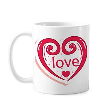 Imagem de Caneca de cerâmica de cerâmica para café e porcelana de cerâmica para o dia dos namorados
