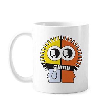 Imagem de Caneca alienígena tricolor Universo e alienígena cerâmica caneca de café xícara de porcelana louça
