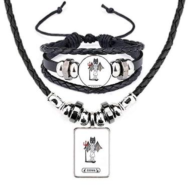 Imagem de Conjunto de joias de couro Mummy Halloween Devil Morus Hórus