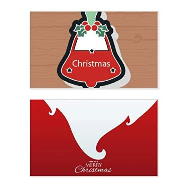 Imagem de Sinos de Natal com ícone de desenho animado de Natal para festas de fim de ano, cartão de felicitações, mensagem de Natal