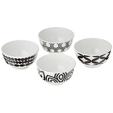 Imagem de French Bull Conjunto de mini tigelas de melamina, cereal, pequena para servir, macarrão, salada, arroz, sopa, aveia, crianças, inquebrável, livre de BPA, lavável na lava-louças, conjunto de 4 unidades