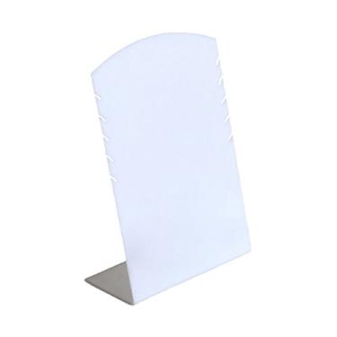 Imagem de Expositor Busto Display para 5 Colares, Joias e Bijuterias Produzido em Acrílico Branco