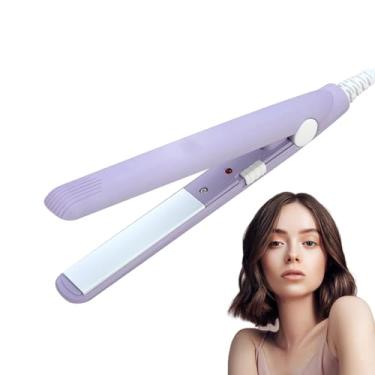 Imagem de Betued Mini Modelador de Cachos e Alisador de Cabelo 2 em 1, Cerâmica Turmalina, Tamanho Pequeno