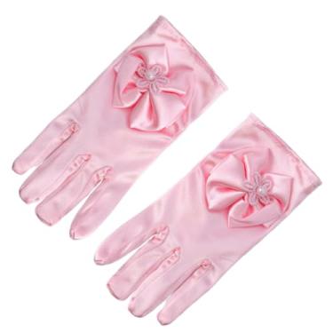 Imagem de GALPADA Luvas Chiques Luvas De Cetim Para Meninas Luvas De Meninas Vestido De Princesa Filho Florista