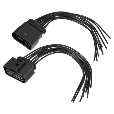 Imagem de A ABSOPRO Adaptador de soquete de fiação de luz da placa de licença da lanterna traseira nº 1J0973735/1J0973835 para Volkswagen Passat/Variant 2001-2021