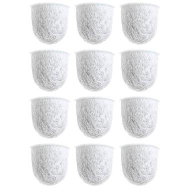 Imagem de Nispira Substituição do filtro de água compatível com o sistema de cafeteira Wolf Gourmet 10 xícaras WGCM100S WGCM110S WGCM120S. Em comparação com a peça WGCM350. 12 filtros