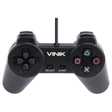 Imagem de Controle Para Pc Com Fio Usb Modelo Play 1 Preto