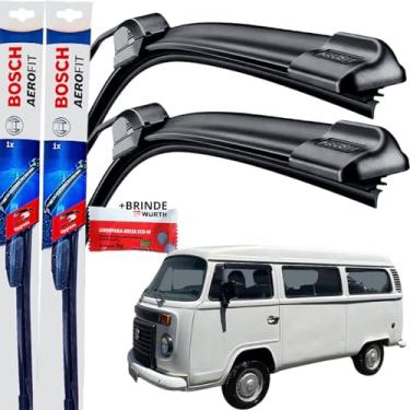 Imagem de Par Palheta Limpador Parabrisa Dianteiro Silicone Bosch Paleta Kombi 2012 á→2014