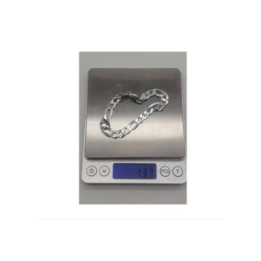 Imagem de Pulseira em prata 925 estilo Cartier italiano para homens 21cm