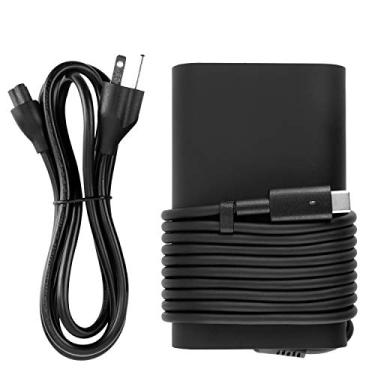 Imagem de Carregador CA 65W USB C Tipo-C para Dell LA65NM170, DA30NM150, LA45NM150, 02YKOF, XPS 12 9250, Latitude 11 5175, Latitude 12 7275, Latitude 13 7370, Latitude 14 5480 Cabo de alimentação