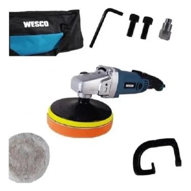 Imagem de Politriz 7 180Mm 1400W Ws4509Ku Wesco Com Bolsa 127V