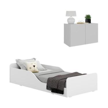 Imagem de Minicama Montessoriana para Colchão 70 x 150cm com Mesa de Cabeceira M