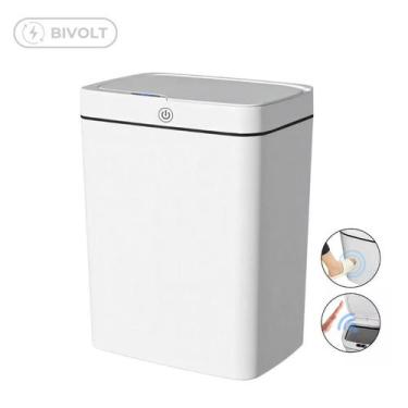 Imagem de Praticidade e Conveniência: Lixeira Sensor Automática Compacta Bivolt 