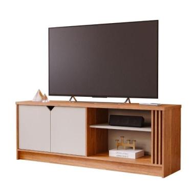 Imagem de Rack Para Tv Até 55' 100% Mdf 2 Portas 1 Prateleira Volpi Permobili Ci