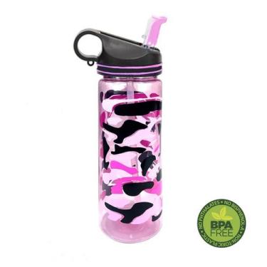 Imagem de Squezee Camuflada Gold Sports Flip - 650 ml, Rosa, Único, Únissex