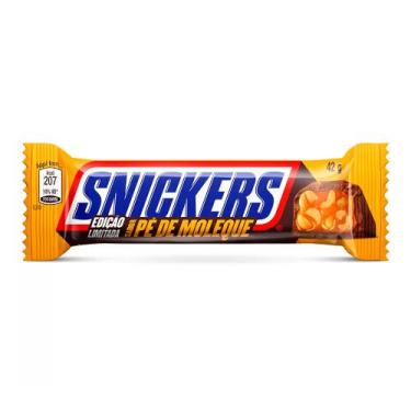 Imagem de Chocolate Snickers Edição Limitada Sabor Pé de Moleque 42g