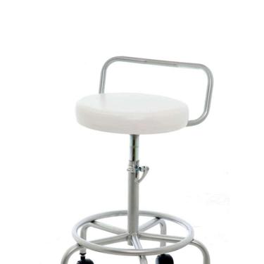 Imagem de Banco Regulavel e Giratorio com Pistao Branco