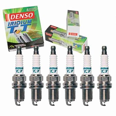 Imagem de 6 velas de ignição DENSO Iridium TT compatíveis com Honda Accord 2.7L 3.0L V6 1995-2002