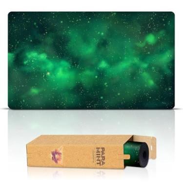 Imagem de Paramint Cosmic Green (Stitched) - MTG Playmat - Compatible with Magic The Gathering Playmat - Play MTG, YuGiOh, TCG - Original Play Mat Art Designs & Accessories
