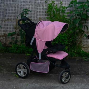 Imagem de Capota extensora para carrinho - rosa bebê - ALAN PIERRE BABY