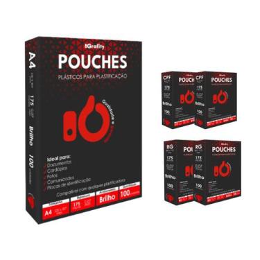 Imagem de Plastico Plastificação Polaseal  2 titulo de eleitor 2 Rg 1 A4 - 0,07m