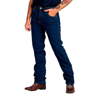 Imagem de Calça Masculina Jeans Big Plus Size Tamanho Maior Resistente - Pura Ra