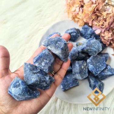 Imagem de Quartzo Azul Bruto Pedra Natural Bruta 4cm - New Infinity