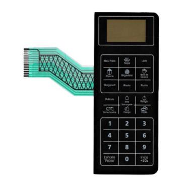 Imagem de Membrana teclado Para forno Microondas Philco Pms 31 Inox Preta - TND