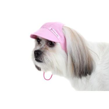 Imagem de Boné Esportivo para Cachorro e Gato Pet - Bichinho Chic, Rosa, M
