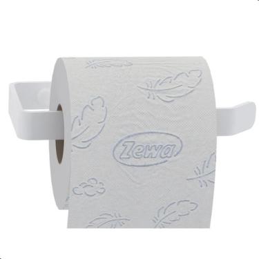 Imagem de Suporte Porta Papel Higiênico De Parede Branco Plus - Unidas