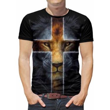 Imagem de Camiseta Masculina Evangélicas Jesus Gospel Roupas Blusa - Alemark, Ma