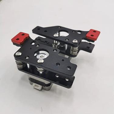 Imagem de Drive Units Frame, 3D Printer Parts Aluminum Alloy Cnc Light Weight AB Drive Units Frame Kit with Thread Idler Holes Black
