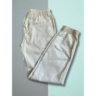 Imagem de Calça Jogger Infantil Juvenil Menino Jeans Punho Elástico - Yalu Modas