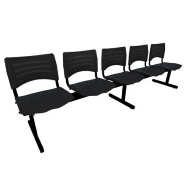 Imagem de Longarina polipropileno de alta resistencia/plastico 5 lugar - MOVEIS 