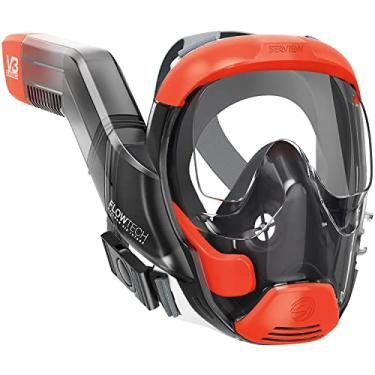 Imagem de Seaview 180 Máscara De Mergulho Com Snorkel V3 Full Face Para Adultos - O V3 É O Equipamento De Mergulho Perfeito Para Adultos - Máscara De Mergulho Com Snorkel Com Visualização Panorâmica De 180 Gr