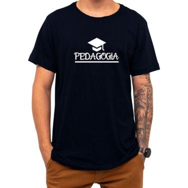 Imagem de Camiseta Faculdade Pedagogia Universidade Professor Algodão