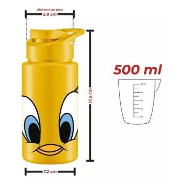Imagem de Garrafa Squeeze de Plástico PiuPiu - bandeirantes 
