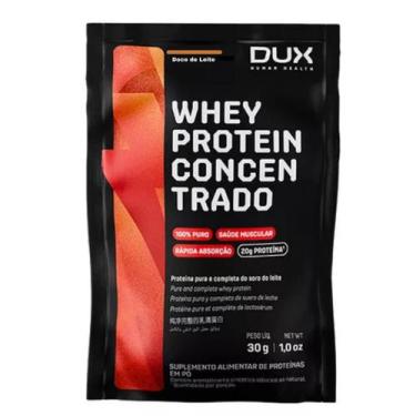 Imagem de Sache Whey Protein Concentrado Dux Doce de Leite 30g, Doce de Leite