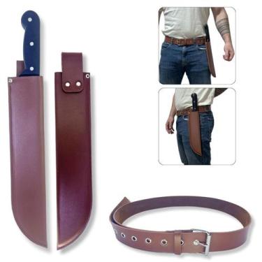 Imagem de Bainha Com Cinto Capa Para Facão Com Lâmina De 14pol/35,5cm - Titan, M