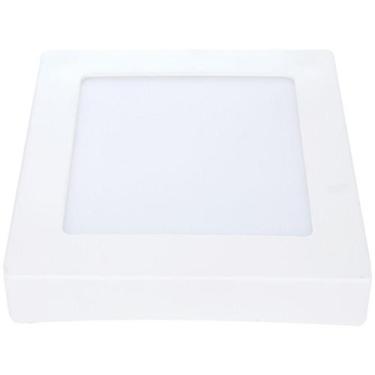 Imagem de Plafon LED de Sobrepor Quadrado 12W Avant - 768451372 Branco