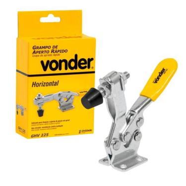 Imagem de Grampo De Aperto Rápido Tipo Horiz Ghv225 Vonder De Aço Carbono Zincad