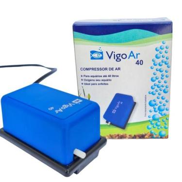 Imagem de Compressor De Ar Vigoar 40 Para Aquário Oxigenador , 110V