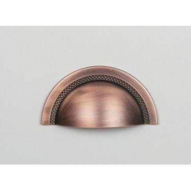 Imagem de Puxador Concha Shell 64mm Vecchio Cobre Zen Design