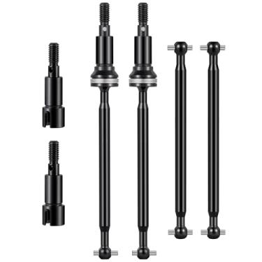 Imagem de WEFEINO 4Pcs RC Front & Rear CVD Driveshaft Steel Drive Shafts Upgrade Parts for 1/16 HLX Q901 RC Car